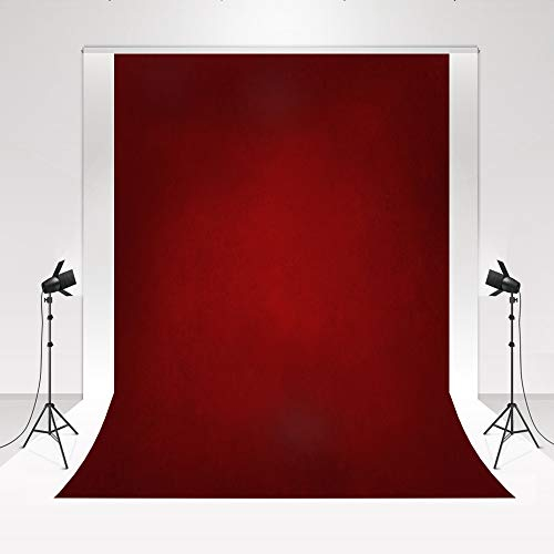 Kate Leinwand Fotografie Hintergründe Schwarz Rot Farbverlauf 1,5x2,2m/5x7ft Vintage Textur Fotostudio Hintergrund klappbarer Porträt Hintergrund Video Hintergrundfarbe Weiche Baby Photo Booth
