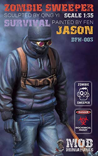 XINGCHANG Montage Unbemalt Maßstab 1/35 Biochemie Raserei Kehrmaschine Jason Soldat Figur Historisches Harzmodell