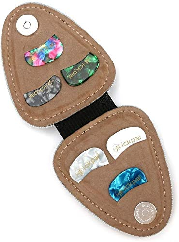E-More Gitarren Plektren Gitarren Picks, 6 Stück Plektrum mit Tasche für Akustikgitarre, E-Gitarre, Ukulele, Bass, Guitar Picks, Zubehör für Gitarre, 0.46mm 0.71mm 0.81mm 0.96mm 1.2mm 1.5mm Stärke