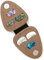 E-More Gitarren Plektren Gitarren Picks, 6 Stück Plektrum mit Tasche für Akustikgitarre, E-Gitarre, Ukulele, Bass, Guitar Picks, Zubehör für Gitarre, 0.46mm 0.71mm 0.81mm 0.96mm 1.2mm 1.5mm Stärke