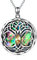 AOBOCO Keltisch Baum des Lebens kette Sterling Silber 925 Lebensbaum Anhänger Halskette Damen, Keltischer Schmuck Geburtstagsgeschenke für Frauen (Gelb)