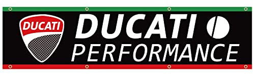 DecrPlus Performance-Flagge, 60 x 240 cm (HD-Druck, strapazierfähiges 150D-Polyester) für Garage, Männerhöhle mit Metallösen
