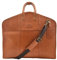 A1 FASHION GOODS Anzugtasche aus echtem Leder, Anzugtasche, Kleiderhülle, Reise, Lockheed, Hellbraun, hautfarben, L, Reise-Kleidertasche