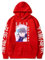 zhedu Japan Anime Satoru Hoodies Sweatshirt Lässiger Cartoon Pullover Druck Lose Langarm Herren Hoodie Streetwear (4XL,Color 03)