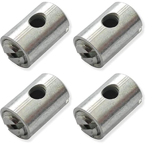 Easyboost Morsetto Del Cavo Acceleratore Ø5x7.5mm Gas Universale per Carburatore Scooter Moto Quad Cross MX (4 morsetti)