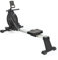 TREXO Rudergerät mit Magnetwiderstandssystem 1-16 Schwungrad 3,5 kg Gewichtsanzeige Stabile Konstruktion Ergometer Rudertrainer Schwarz RM100