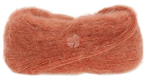 LANA GROSSA Setasuri | Feines Lace-Garn aus Suri-Alpakafasern mit Seide | Handstrickgarn aus 69% Alpaka (Suri) & 31% Seide | 25g Wolle zum Stricken & Häkeln | 212m Garn FB50