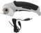 Coupeur sans Fil électrique de Ciseaux avec la Batterie au Lithium Rechargeable et 2 Lames de coupe. Convient pour Tissu, Tapis, Cuir, et plus. Travail Fort, Vigoureux, Lisse