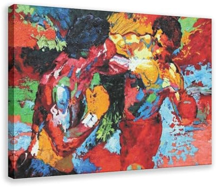 MURABE Rocky Balboa vs Apollo Creed Film-Leinwand-Poster, Wandkunst, Dekordruck, Bild, Gemälde für Wohnzimmer, Schlafzimmer, Dekoration, Rahmen-Stil, 60 x 90 cm