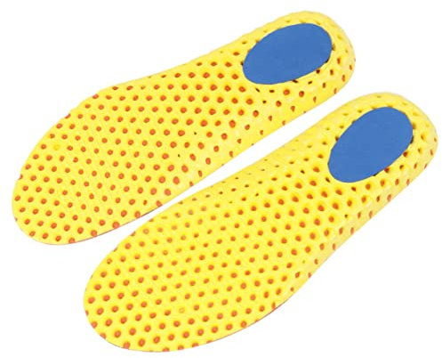 SOLUSTRE 1 Paar Einlegesohlen Schuheinlagen Schuhmatte Atmungsaktive Einlegesohle Für Den Sport Atmungsaktive Innensohle Mesh-oberfläche Männer Und Frauen Fasziitis