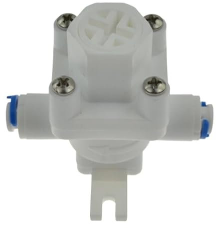 Aqxybgt 1 Paar 1/4 3/8 Quick Pushfit Druckminderer Wasserdurchflussregelventil for Wasserreiniger(Size:3/8,Color:1Pair)