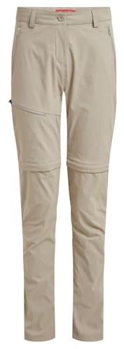 Craghoppers NosiLife Zip-Off Tropenhose/Wanderhose Shorts für Damen Insektenabweisend
