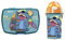 Genérico Tartera sandwichera Infantil Stitch para almuerzo + Botella Cantimplora con Asa Reutilizable