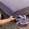 Samt Spannbettlaken 180x200 cm Warm Winter Frottee Spannbetttücher, Highdi Microfleece Flausch Lila Spannbetttuch 180 x 200 Boxspringbett Bettlaken für Hohe Matratze Steghöhe 25-30cm
