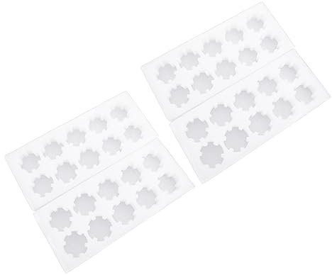 BUGUUYO 2 Stück Eierhalter Aus Schützendem Schaumstoff 10 Stück Eierschalen Aufbewahrung Stapelbare Eierbox Für Kühlschrank Platzsparend Und Stoßfest