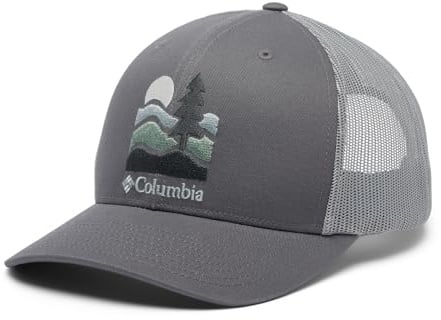 Columbia Unisex Mesh Snap Back Snap Back Cap City Grey Get Hiked O/S