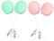 GRADENEVE 4Stücke Macaron Bildschirmreiniger und Brillenputztücher Wiederverwendbare Reinigungstücher für Handy Brille und Glasoberflächen Praktische und Handliche Reinigungslösung