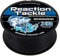 Reaction Tackle Lenza da pesca intrecciata, 8 fili, non sbiadisce, 4,5 kg, 300 m, colore: nero
