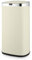 Swan SWKA4517CN Townhouse Square Sensor Bin with Hands Free Opening Using Motion Sensor Technology, Bin Liner Retainer Ring, Steel Body, Large 42L Capacity, Cream