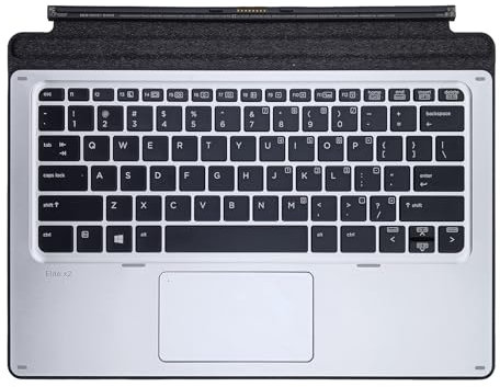 Replacement for HP Elite X2 1012 G1 Palmrest UK Layout Keyboard Touchpad Assembly Black 846748-001/845651-001