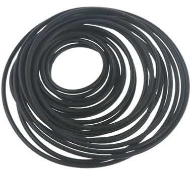 UNTERING 50/100 Stück 1,5 mm Mix-Größe, rund, Kassettenband, Maschinengurt, Gummi, 35–85 mm für Recorder-Antriebsriemen