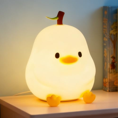 YANGUN LED Nachtlicht Kinder, Kinder Nachtlicht, Cartoon Form 7 Farben, 3 Helligkeitsstufen, Dimmbar Touch USB Lampe für Schlafzimmer, Kinderzimmer, Flur