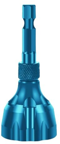 Alloy Deburring Tool, External Chamfer Tool for Pipe & Rod, Fits All Drill Chucks, Removes Burrs Safely
