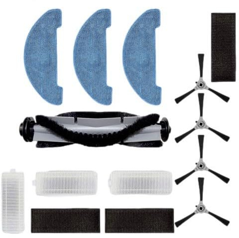 LatoYard Confezione di accessori di ricambio per Venga VG RVC 3000 robot aspirapolvere con tutti i componenti necessari accessori per la pulizia