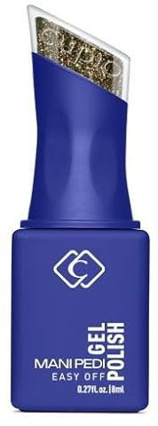 Cupio 3-in-1 Gellack Mani Pedi Prosecco 8ml – semipermanenter Nagellack ohne Base & Top Coat, hochpigmentierte Farbe, einfache Anwendung für Maniküre & Pediküre, LED/UV-härtend