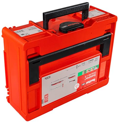 fischer DuoLine + Schraube Systainer M137, 630-teiliges Befestigungsset, DuoPower, DuoTec, DuoBlade, Dübel- und Schraubenset für Voll-, Loch- und Plattenbaustoffe, All-in-One Set für jede Befestigung