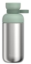 Mepal - Trinkflasche Edelstahl Vita - 2 Öffnungen für zusätzlichen Trinkkomfort - Auslaufsicher und Spülmaschinengeeignet - Neutral im Geschmack - Wasserflasche Edelstahl - 500 ml - Nordic sage