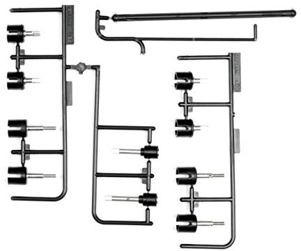 TAMIYA 309005756 - DF-02 E-Teile Radschen/Abtriebe