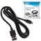 HQRP USB Cable Micro B / 5-Pin compatible with KODAK C142 / C143 / C1505 / C1550 / C183 / C195 SPORT / C123 / M5350 / M522 / M532 / M552 / M580 / M583 / M590 / M575 / M550 / M531 Digital Camera