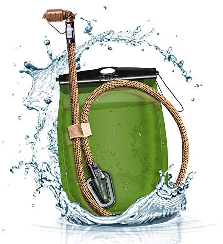 Source Kangaroo Trinkblase, braun, 1000 ml