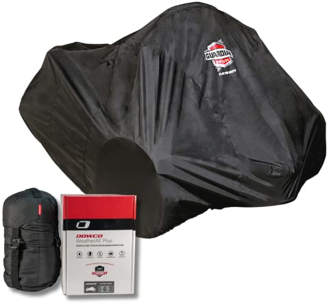Dowco Indoor/Outdoor Motorradabdeckung passend für 2007 bis 2019 Can-Am Spyder Modelle – Guardian WeatherAll Plus – Schwarz [04583]