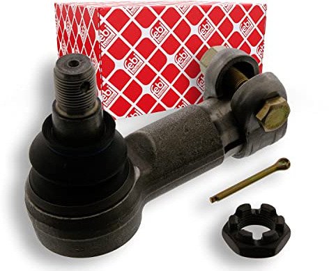 febi bilstein 39498 Drag Link End with castle nuts and cotter pins, pack of one