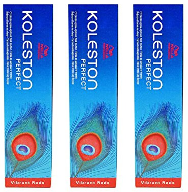 Wella Koleston Perfect 6/41 dunkelblond rot-asch SET 3x60ml
