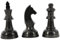 Deco 79 Traditionelle Metallskulptur Skulptur, Aluminium, Dunkel_Grau, 3 Pieces SMALL Size