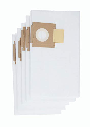 Bosch Accessories 2608000709 5 Sacs en Non-tissé (pour Gas 12-25 PL, Accessoire de Dispositif d'aspiration de poussière), Gris