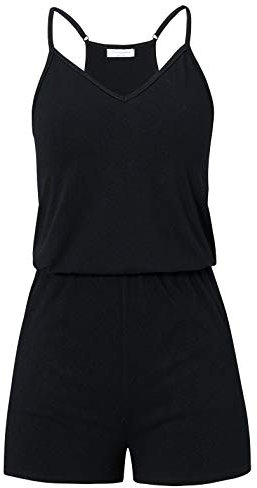 TUONROAD Pagliaccetto Donna Tutine Senza Maniche Jumpsuit Tuta Sexy Playsuit Estivo Casual Salopette Romper S