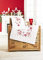KAMACA Stickpackung Plattstich Stielstich vorgezeichnet Baumwolle komplettes Stickset mit Stickvorlage Stickerei-Kit zum Selbersticken Erwachsene (Sternen – Zauber MD 80x80 cm)