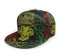 Oaieltj Unisex Baseball Cap Damen Herren Einstellbare Hip Hop Hut Mode Flache Schirmmütze Baseball Cap, The Lion Judah Rasta Rastafari Jamaica Reggae, One size