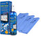 ROGGE Duo-Clean Original, 250ml Bildschirmreiniger für LCD/TFT/LED/OLED + Plasma Screen Cleaner + 3X Prof. Microfasertuch ca. 38x40cm