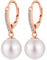 Perlenohrringe Hängend Silber Perle Ohrringe Rosegold Perlen Weißgold Diamant Gold