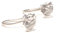 loveyourdiamonds Ohrclips für Kinder mit Pferde Kopf aus 925 Sterling Silber