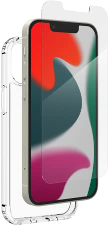 ZAGG InvisibleShield Glass Elite 360 Bundle for Apple iPhone 13 (Clear)- Slim Design, Anti-microbial, Impact Protection, Smudge Free, Scratch Resistant