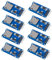 Diitao 8PCS Micro SD Card Reader Module,Micro SDHC TF Card Adapter Reader Module with SPI Interface Level Conversion Chip and Memory Storage Breakout Board, Blue, 48mm x31mm/1.89'' x 1.22'' (L x W)