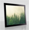 Monaldo Deluxe Bilderrahmen Posterrahmen 65 x 50 cm Schwarz Matt Wechselrahmen weisser Hintergrund Antireflex Kunstglas