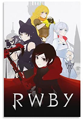 Anime Rwby Ice Queendom Poster 2022 Neue Show Wandkunst, Leinwandbild, ästhetisch, 30 x 45 cm