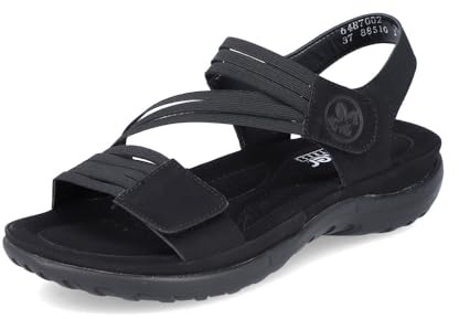 Rieker Damen Klassische Sandalen 64870, Frauen Sandalen